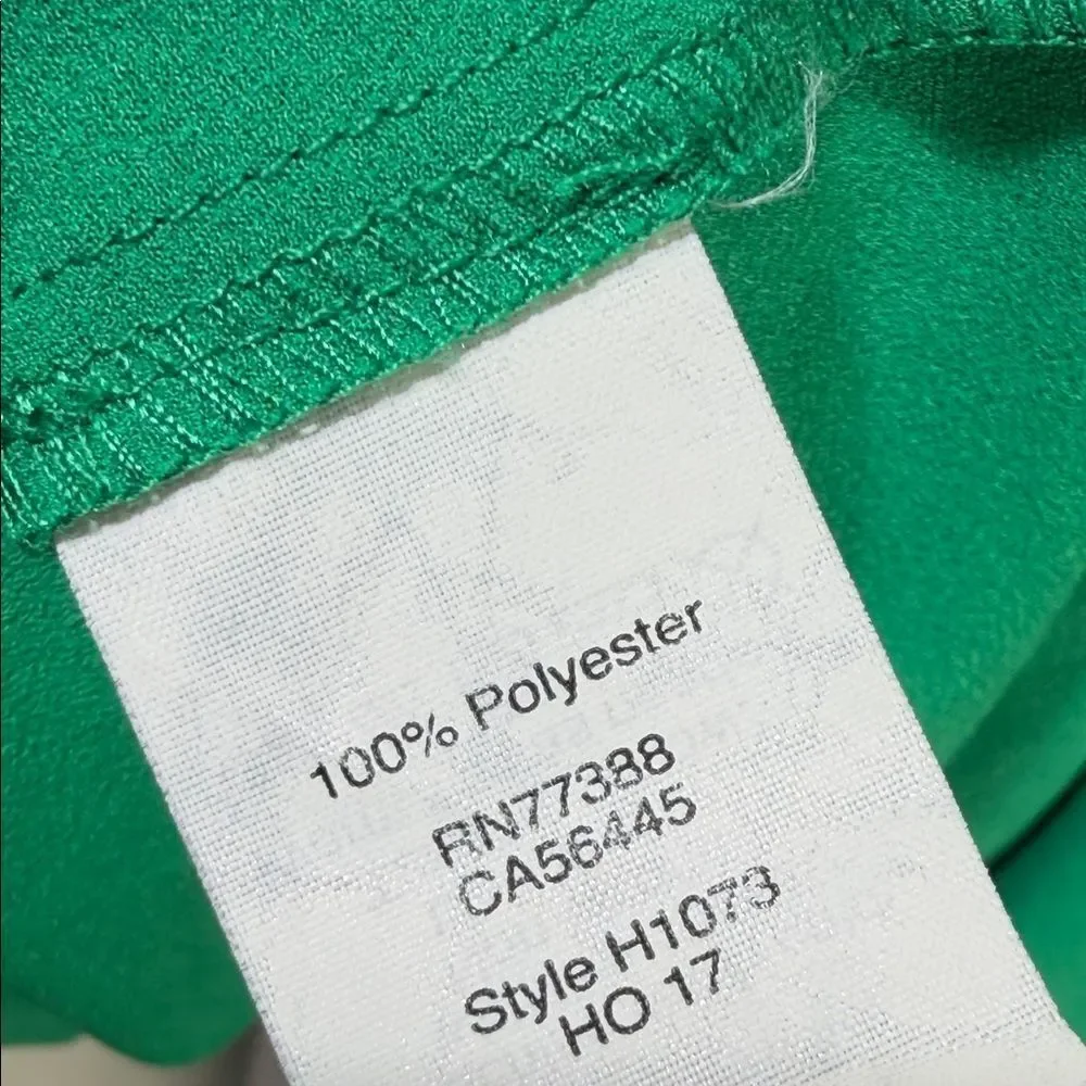 J. Crew Vibrant Green Blouse (rack15)